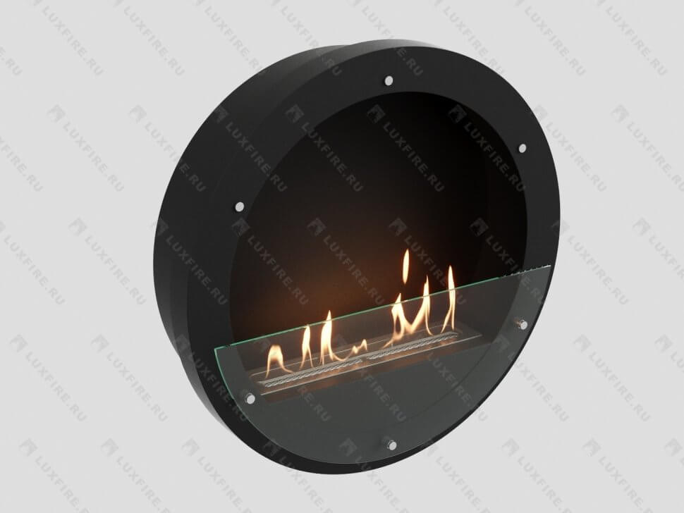 Настенный биокамин Lux Fire Иллюзион 800 Н S (черный)