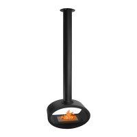 Подвесной биокамин Ellipse Roof черный