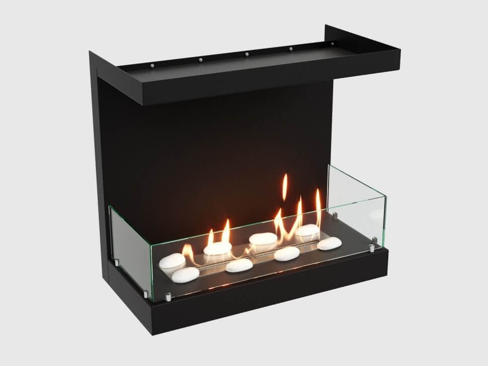 Встроенный биокамин Lux Fire Фронтальный 700 М