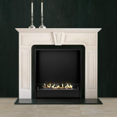 Биокамин в мраморном портале Firezo Bacio, стандарт