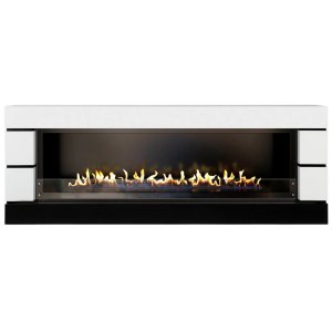 Линейный биокамин Firezo Modern 60 Белый с черным, стандарт
